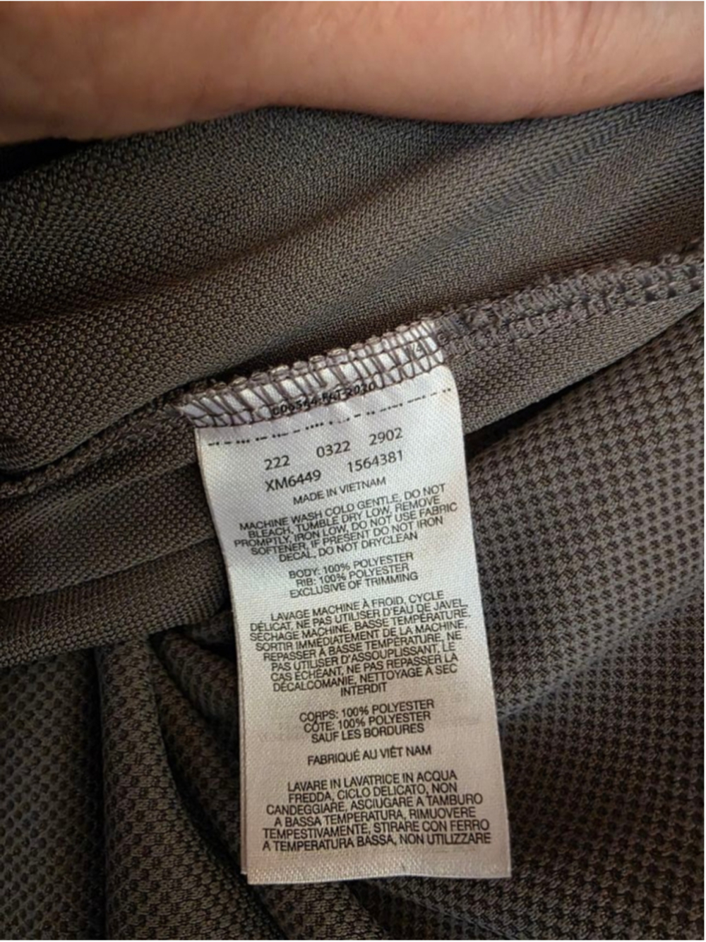 Men's Columbia Gray Polo Shirt XL - Picture 4 of 5